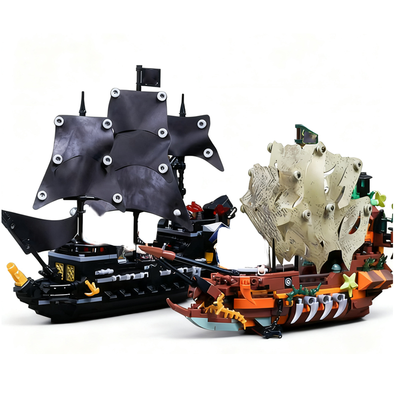 Lego Set Creator - Kreatywne klocki MOC Piracki Statek Budowlane