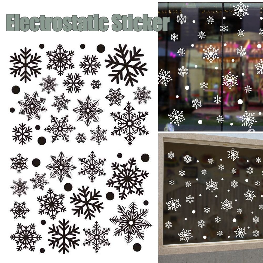 30 sztuk pcv świąteczne płatki – Snowflake Window Decal recenzja i cena