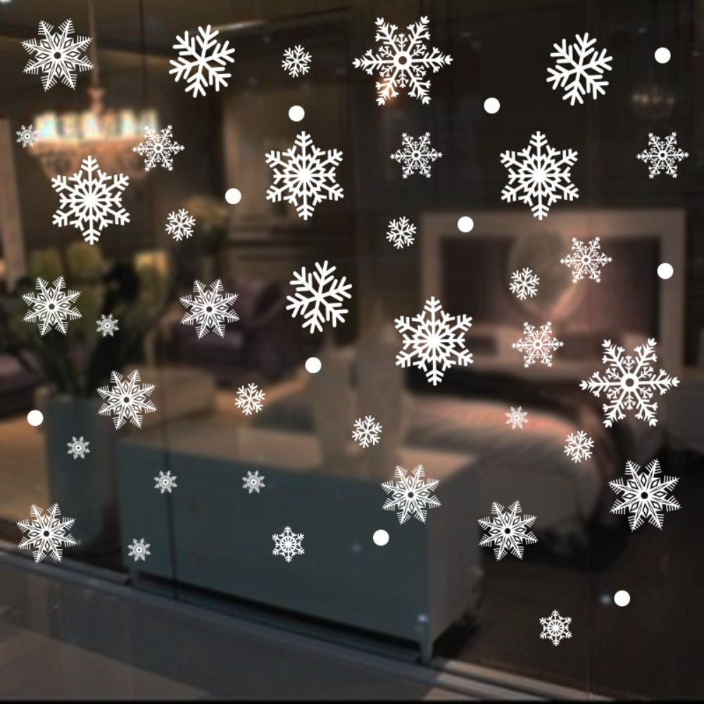 30 szt. PVC Świąteczne Naklejk – Snowflake Window Decal recenzja i cena