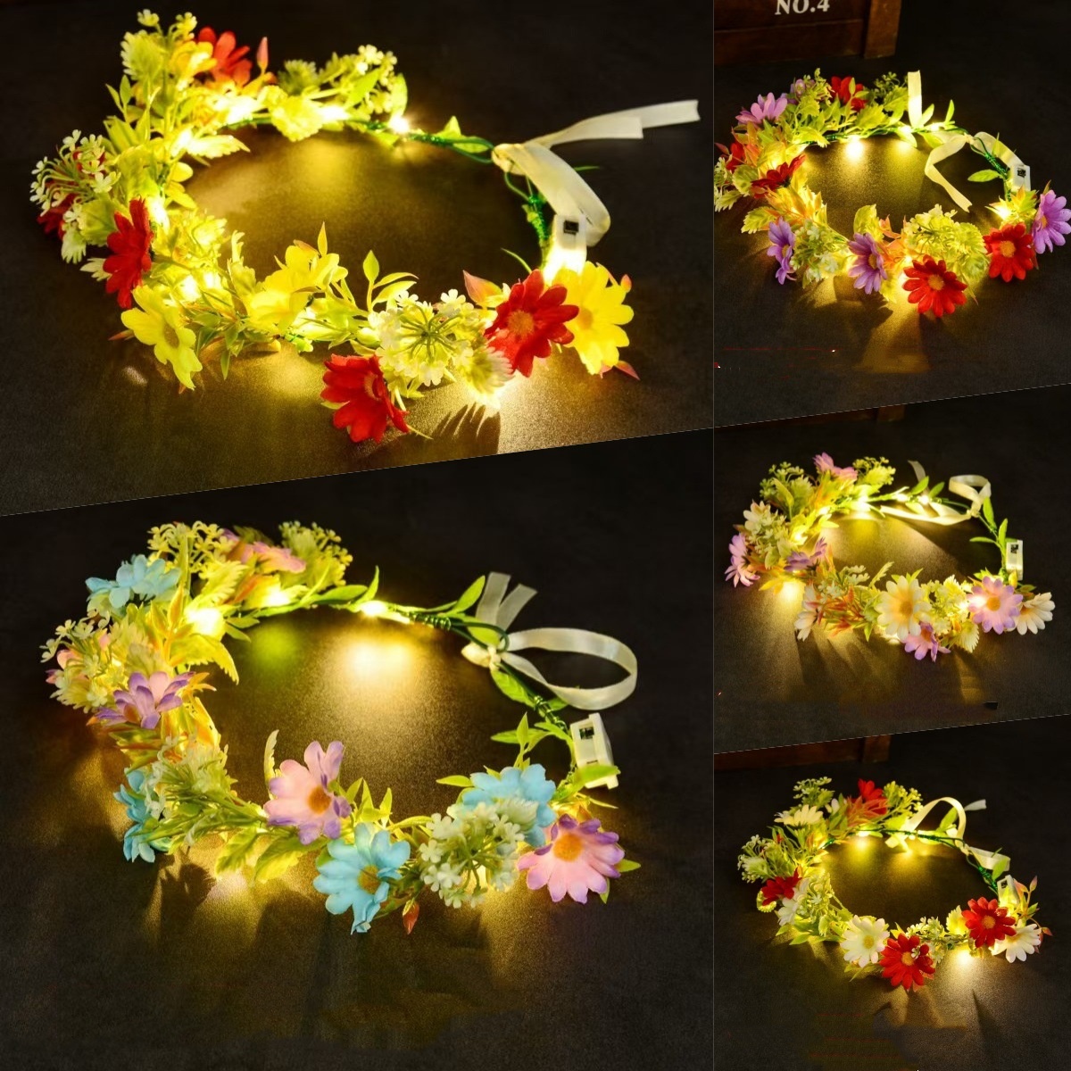 Świecący Kwiatowy Wieniec LED, – Led Fairy String Lights recenzja i cena