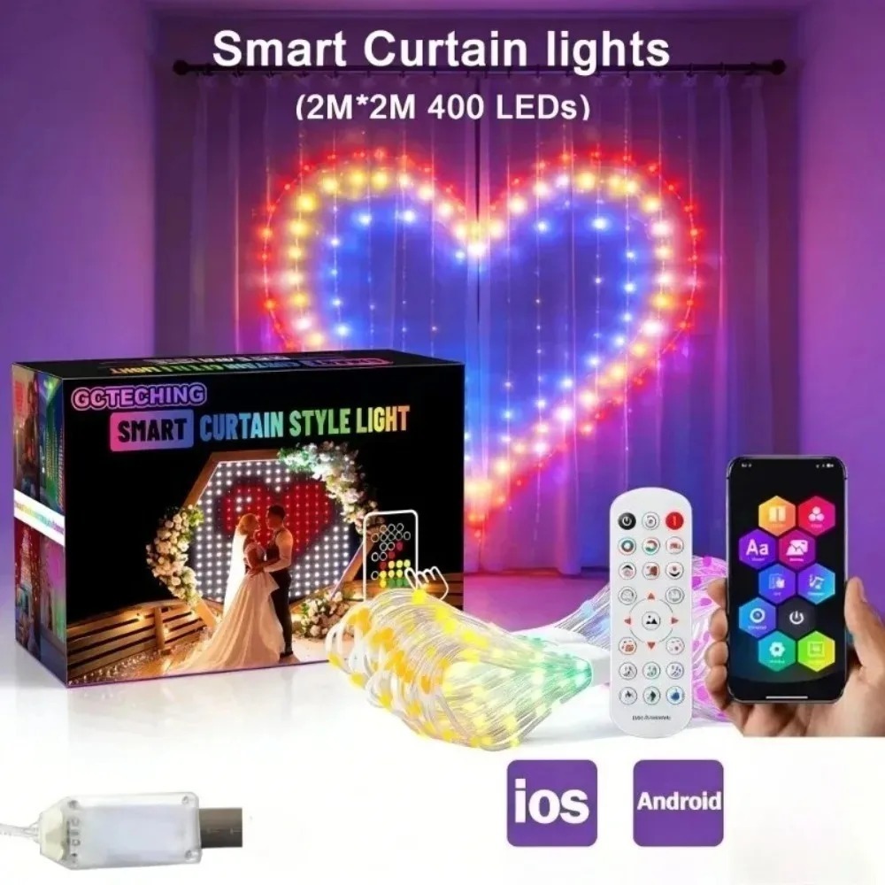 Inteligentne zasłony świetlne  – Led Fairy String Lights recenzja i cena