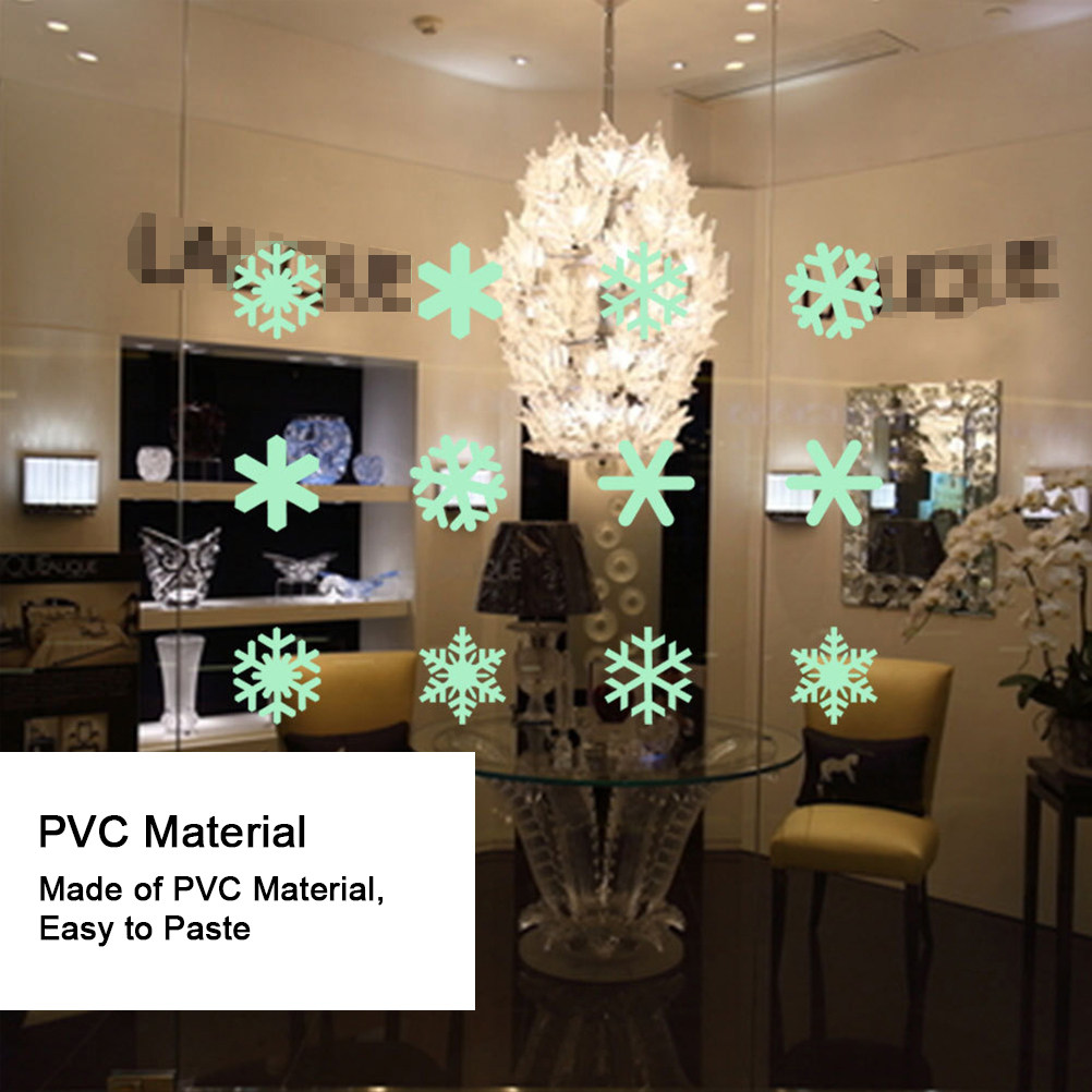 1 zestaw świecących w ciemnośc – Snowflake Window Decal recenzja i cena