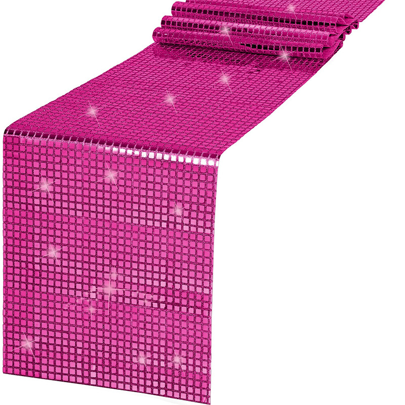 Błyszczący lustrzany złoty/sre – Christmas Table Runner recenzja i cena